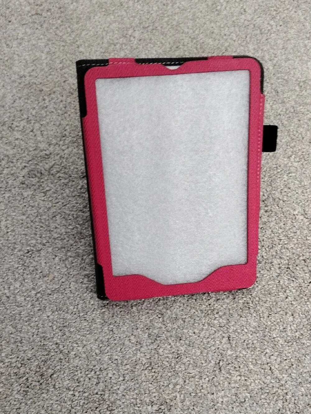 Universal Pink Tablet Cover with Brown Accent